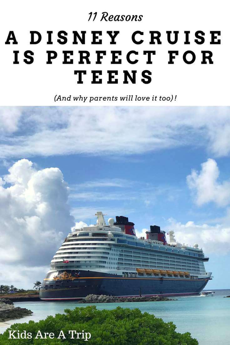 If you're looking for the perfect family vacation, look no further than a Disney Cruise. With non-stop activities for kids of all ages, there's a lot of reasons a Disney Cruise is perfect for teens. -Kids Are A Trip