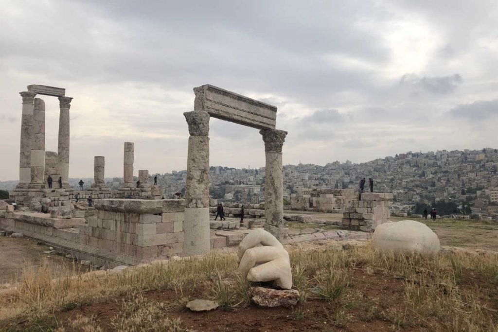 Amman Citadel hercules fist