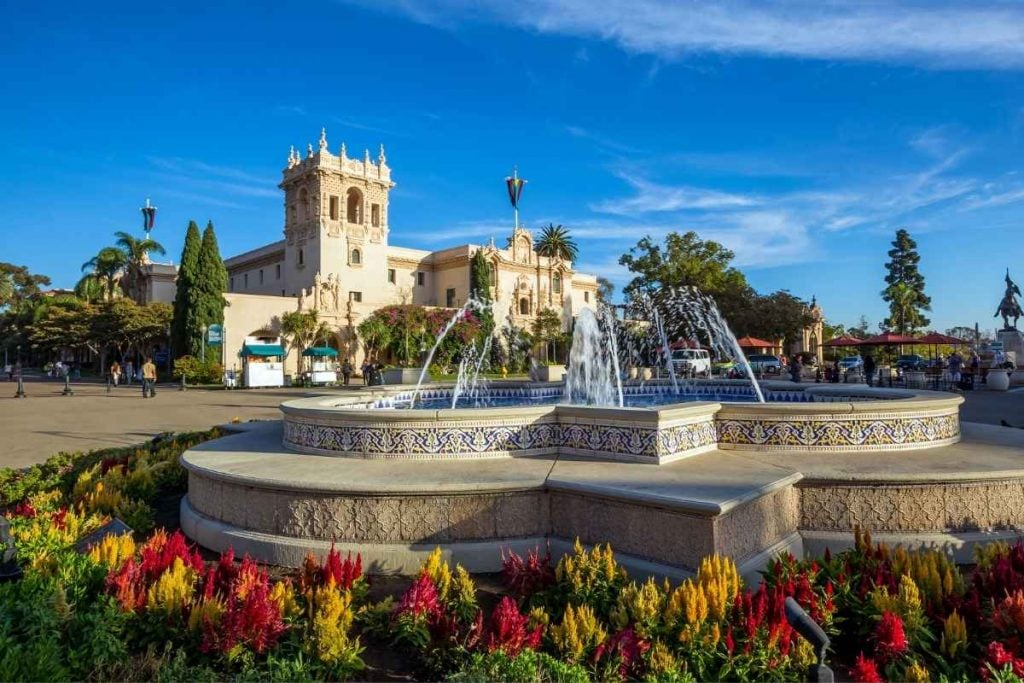 Balboa Park San Diego with teenagers