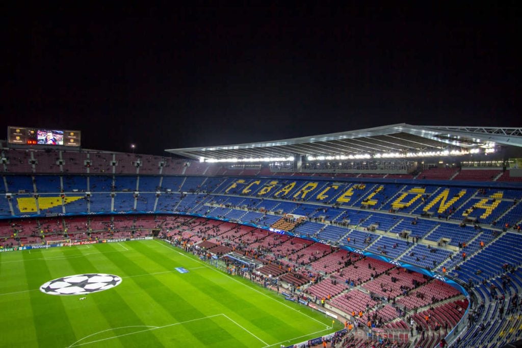 Barcelona football stadium