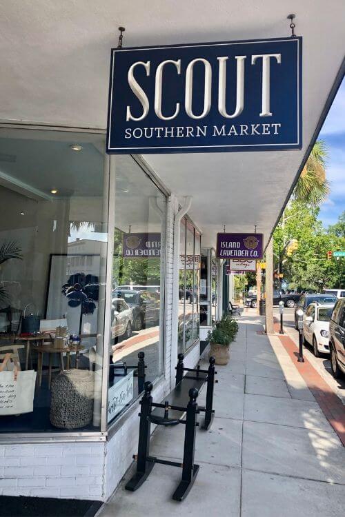 Shopping on Bay Street in Beaufort is a top tip with so many great shops like Scout with its sweet tea bar. 
