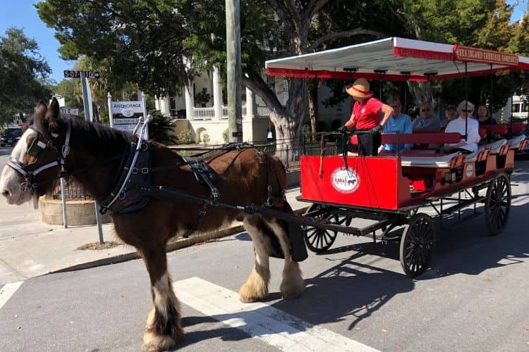 My top Beaufort tip: immerse in the history of the region with a history tour like this carriage tour with Sea Island Carriage Company.