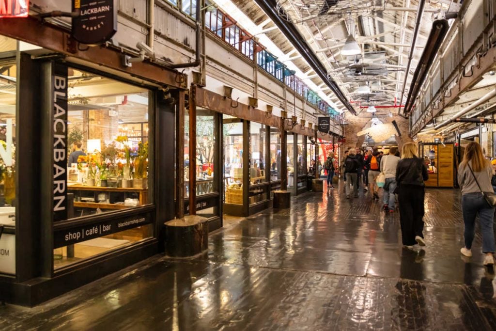 Chelsea Market food hall NYC