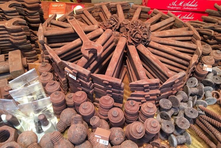 Chocolate Tools at the Tubingen Chocolate Christmas Market