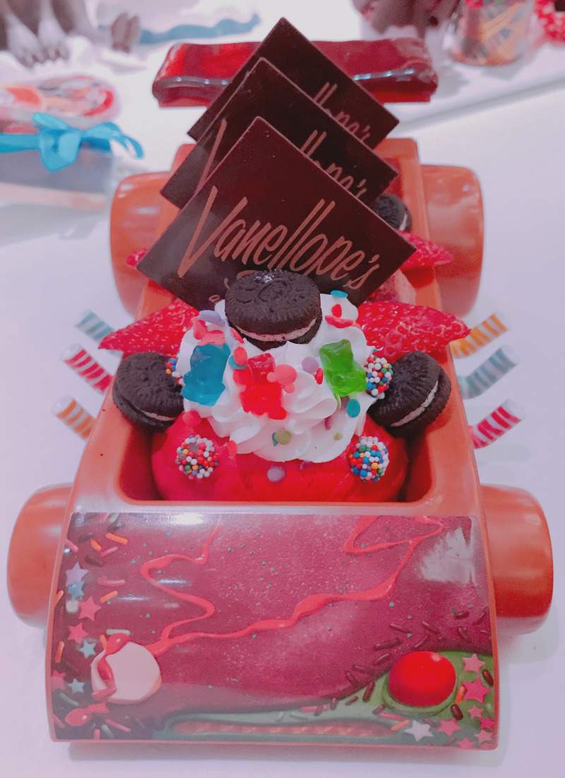 Disney Cruise with Teens Vanellope Ice Cream Sundae-Kids Are A Trip