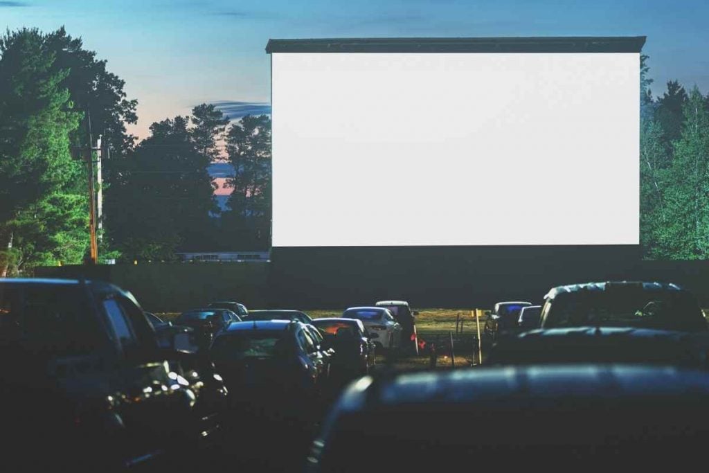 Drive in movie theater