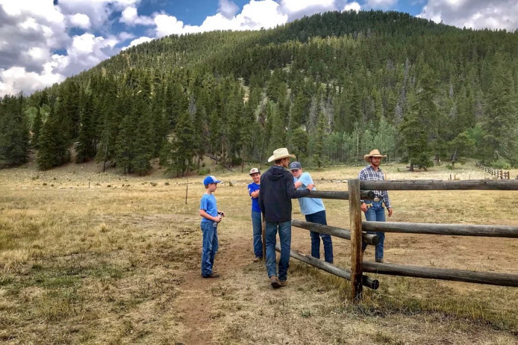 Dude ranch vacation with teenagers