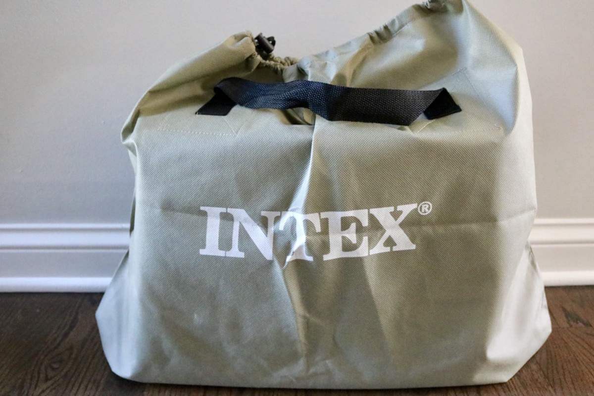 Intex Airbed With Its Own Carry Pouch-Kids Are A Trip