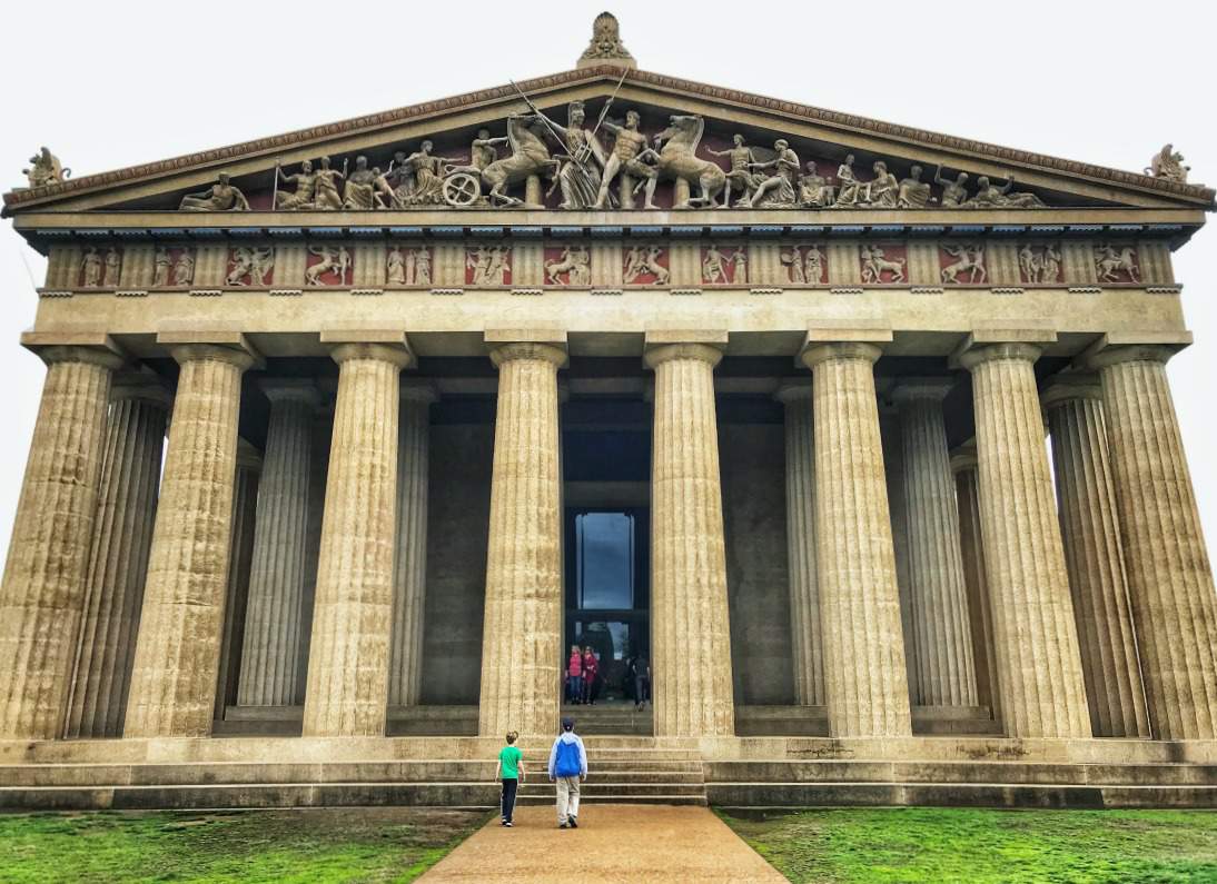 Nashville's Parthenon replica. 