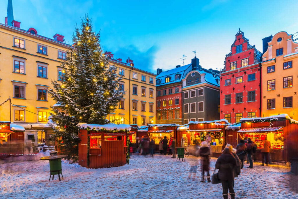 Gamla Stan Christmas Market in Stockholm