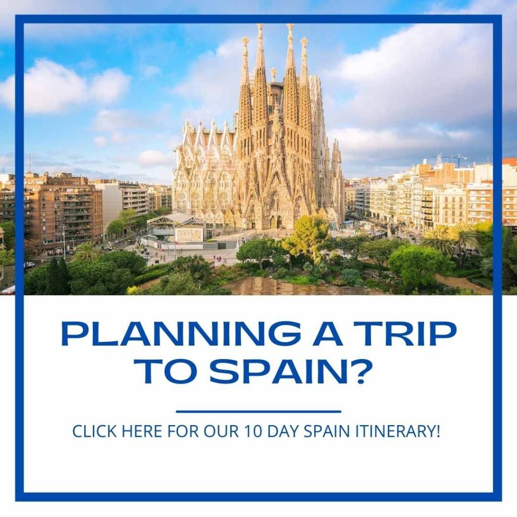 Spain travel itinerary