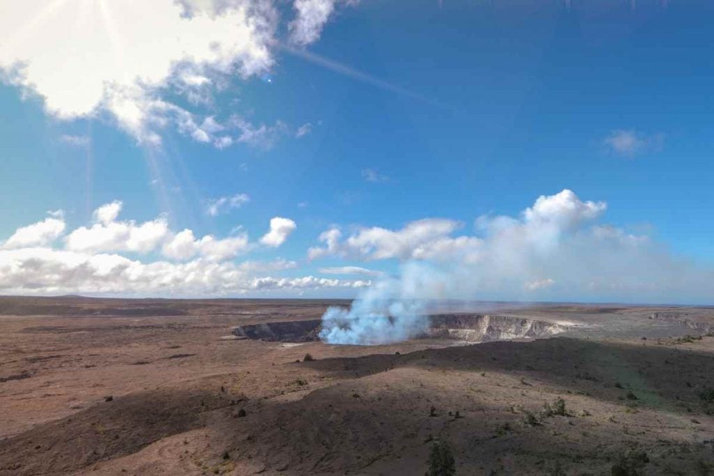 Hawaii Volcanoes National Park steam vent