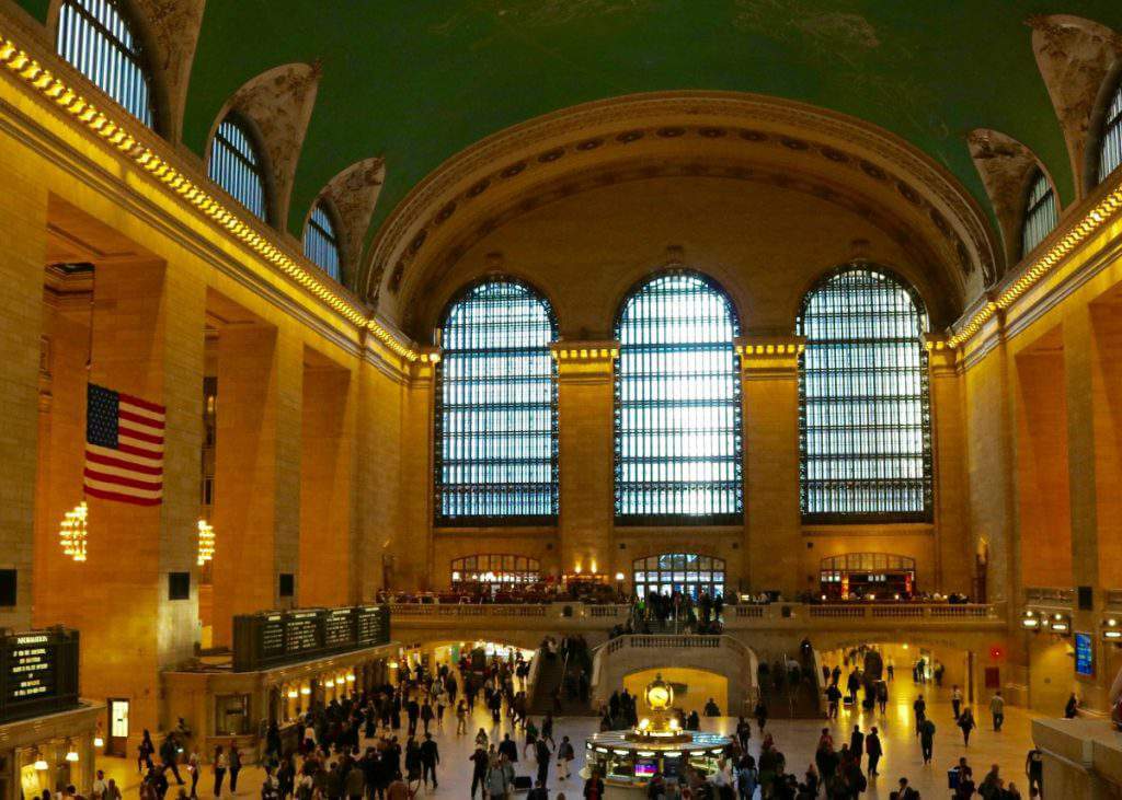 Inside Grand Central Terminal.
