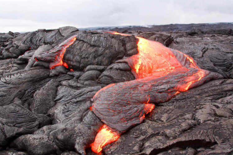 Lava at Kilauea on Big Island