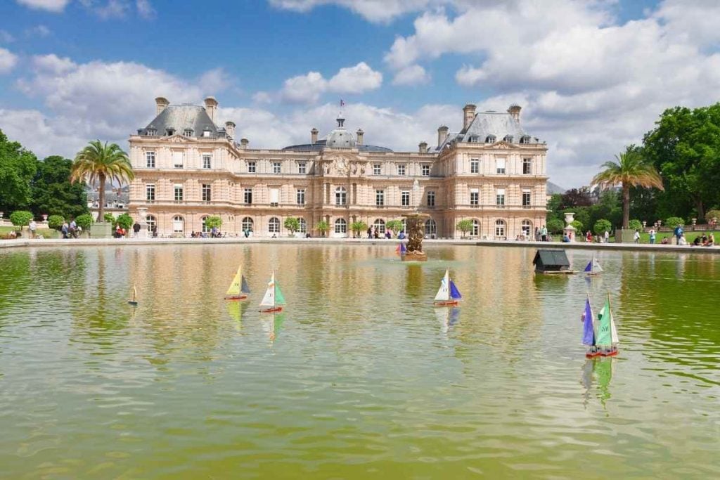 Luxembourg Gardens Paris sailboats