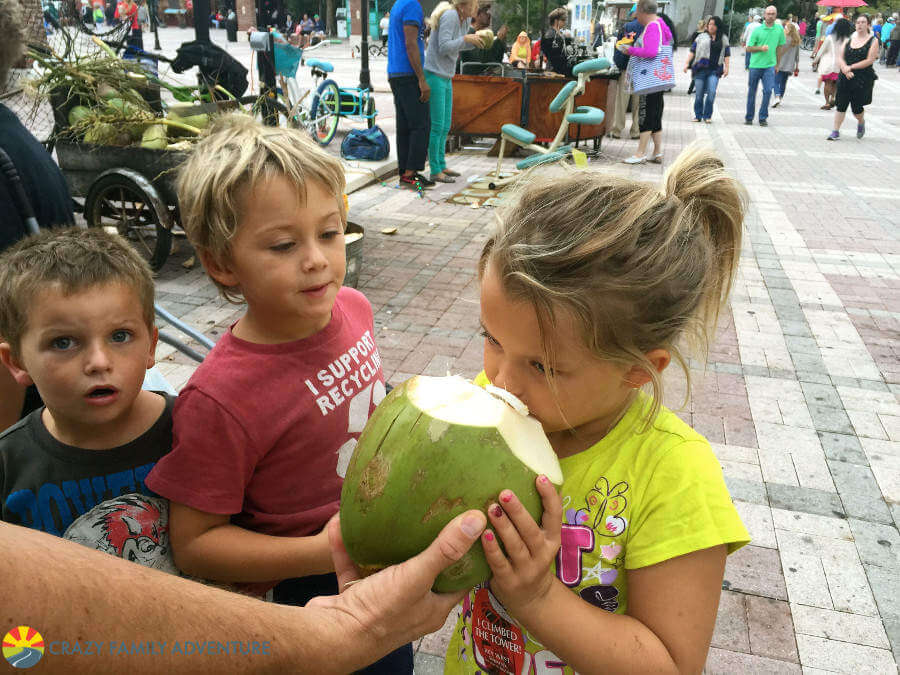 Family Friendly Things to Do in Key West Mallory Square-Kids Are A Trip