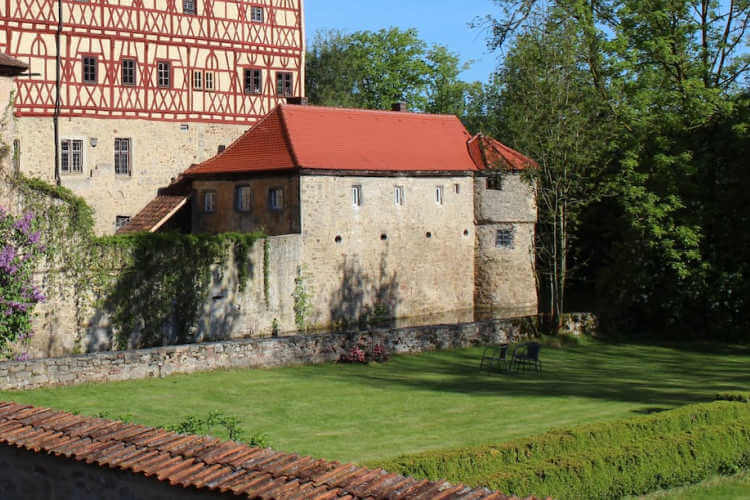 Moat House next to Castle in Germany-Kids Are A Trip