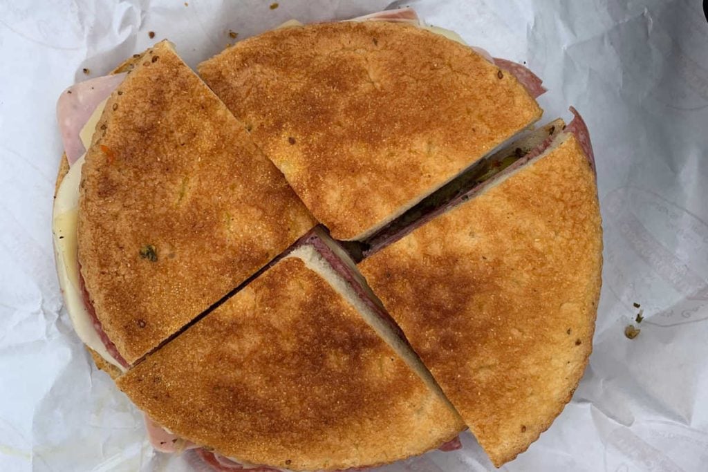 Muffuletta sandwich New Orleans