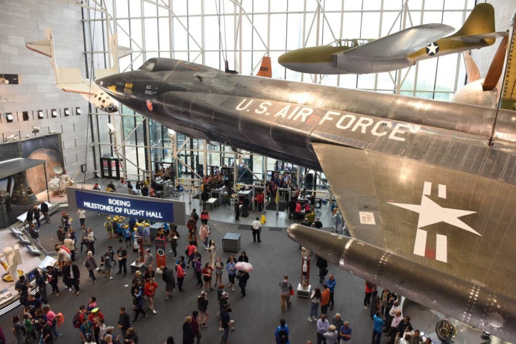National Air and Space Museum Dc with teens