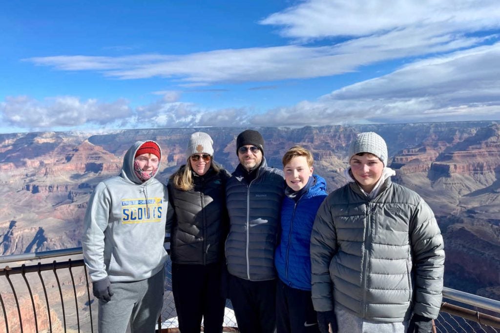 National Parks with teenagers Grand Canyon