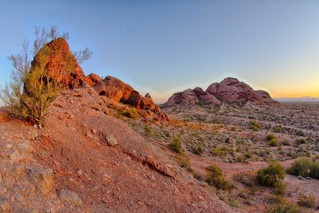 Papago Park Arizona sunset-Kids Are A Trip