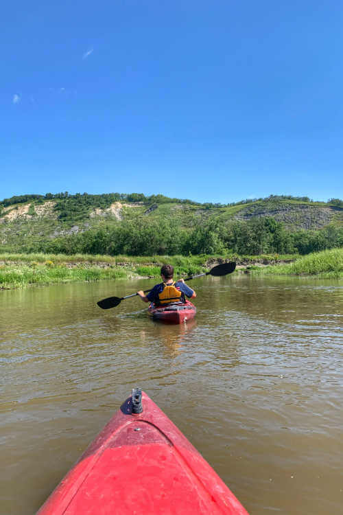 Pembina River Kayaking North Dakota-Kids Are A Trip