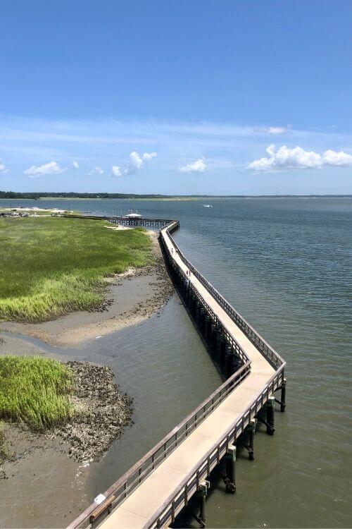 Road trip from Beaufort to Port Royal for a trip to the Sands boardwalk and the Port Royal Observation Tower. 