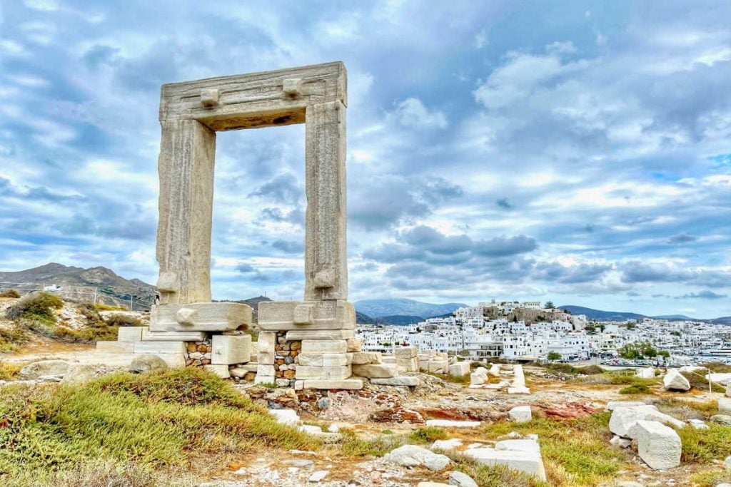 Portrara Naxos Greece