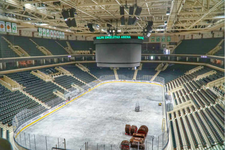 Ralph Engelstad Arena Grand Forks North Dakota road trip-Kids Are A Trip