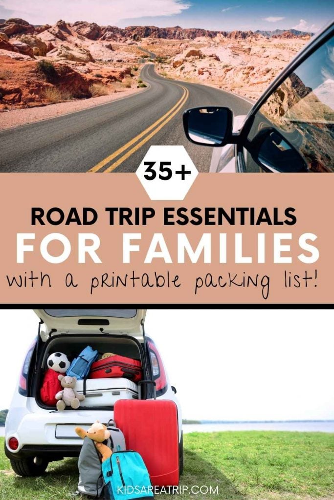 Road trip essentials and packing list for families-Kids Are A Trip