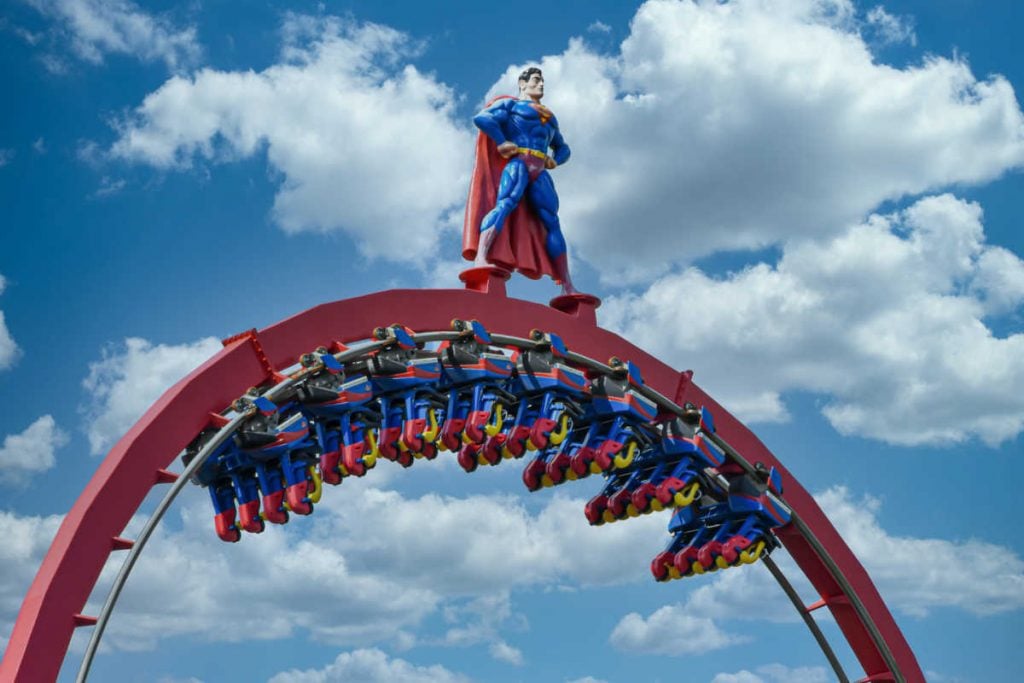 Six Flags Fiesta Texas Superman Roller Coaster