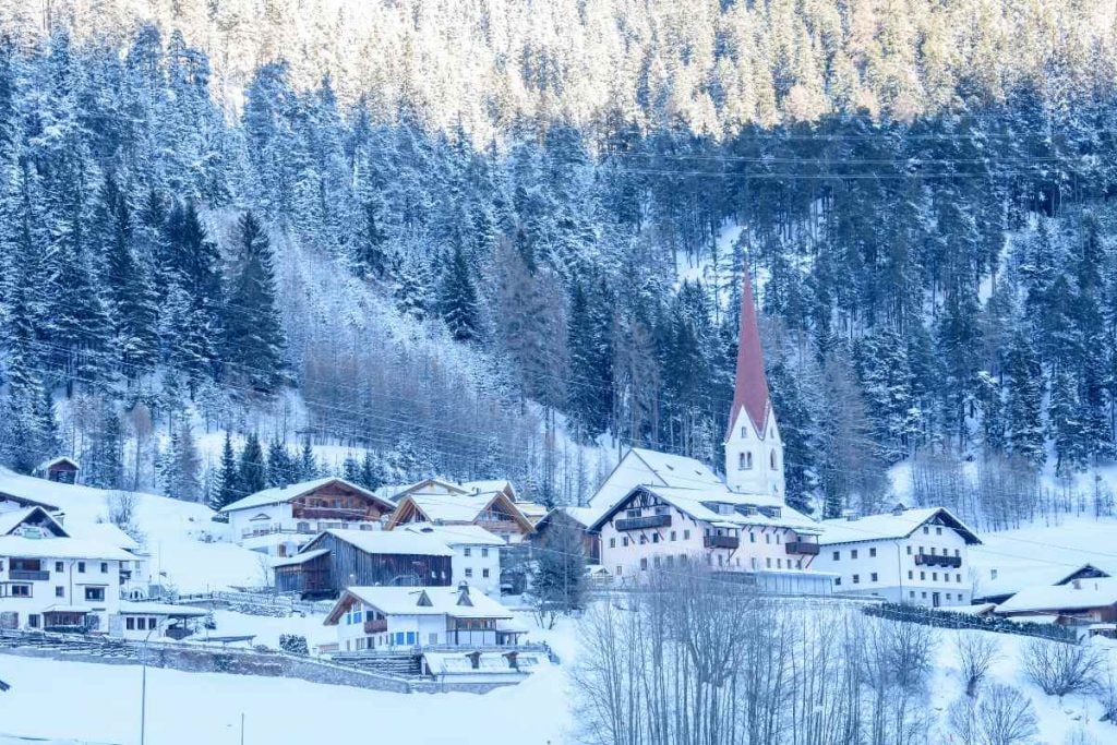 St Anton Am Arlberg skiing in Austria