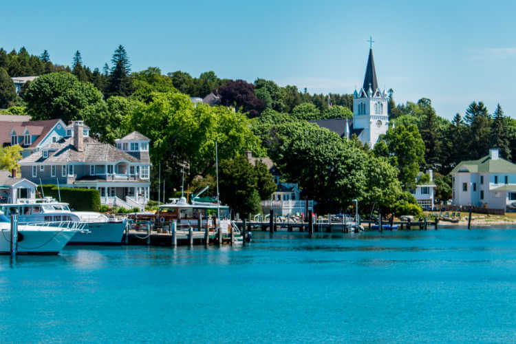 Ste Annes Church Mackinac Island Michigan-Kids Are A Trip