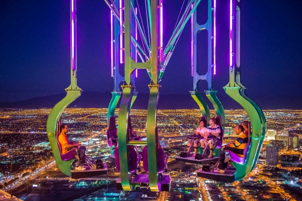 Stratosphere Thrill Rides teens in Las Vegas
