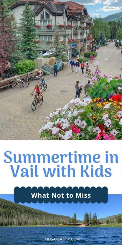 Summer in Vail with Kids-Kids Are A Trip