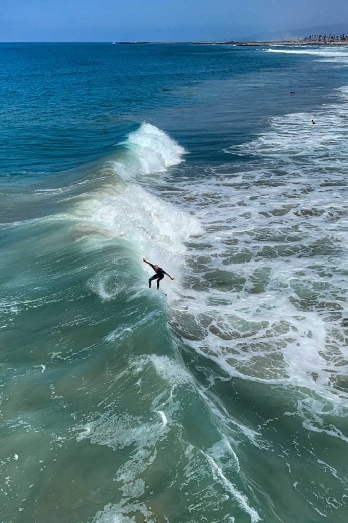 Surfing Oceanside California