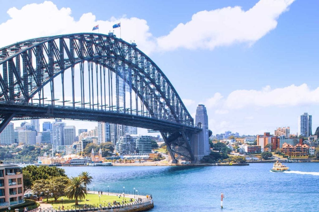 Sydney Harbour bridge cruise