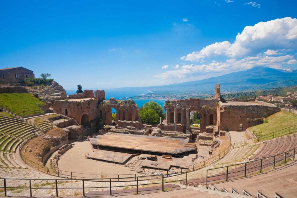 Greek theater in Taormina