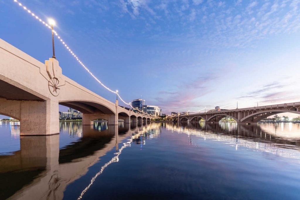 Tempe Town Lake sunset