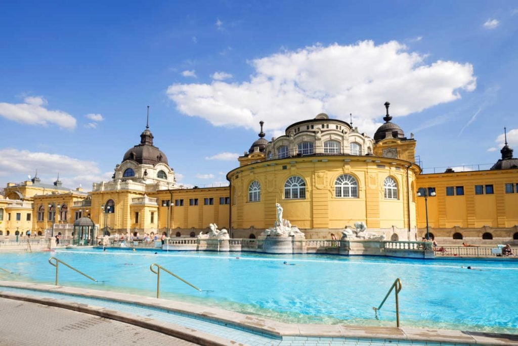 Thermal baths things to do in Budapest with teenagers