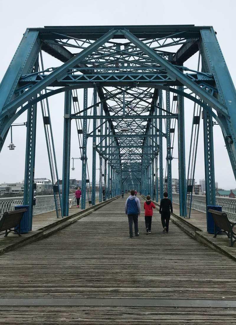 Things to Do in Chattanooga with Kids Walnut Street Bridge-Kids Are A Trip