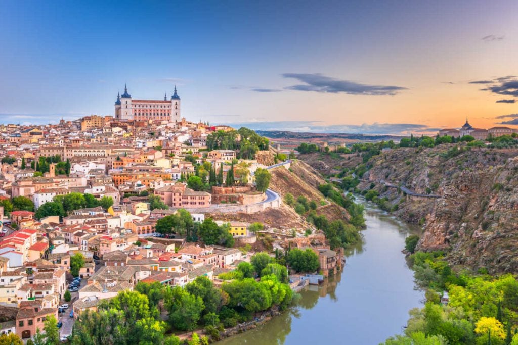 Toledo aerial view