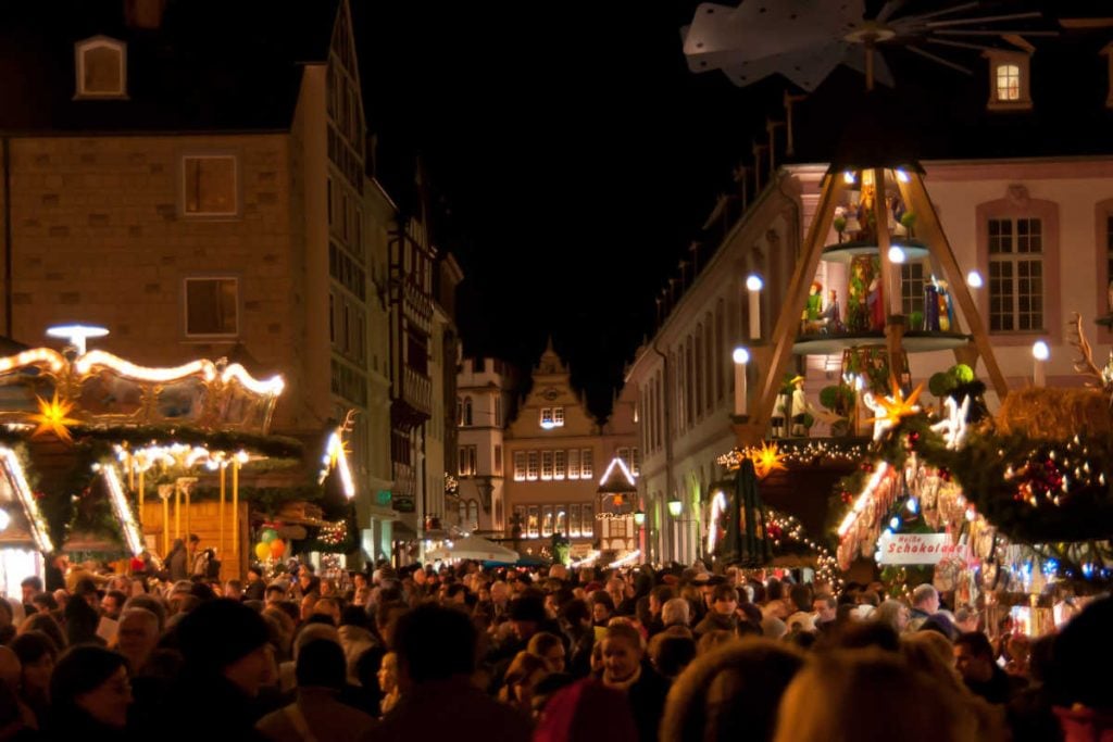 Trier Christmas market night