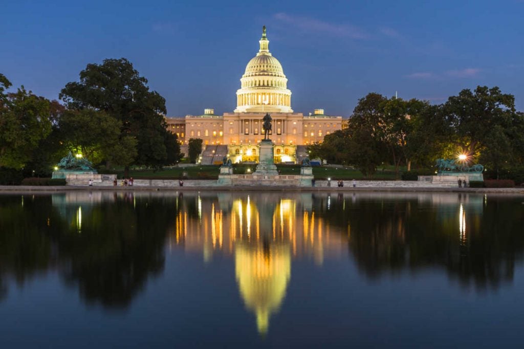 US Capitol at Night