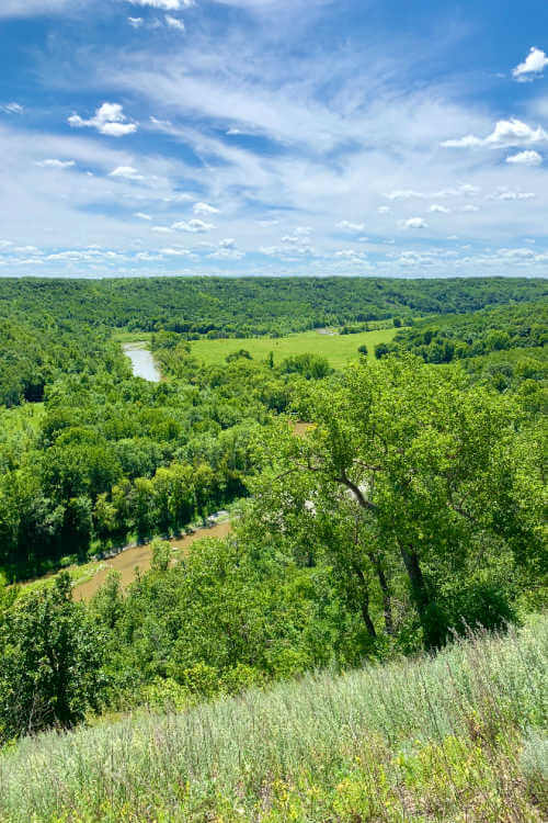 View of Pembina Gorge-Kids Are A Trip