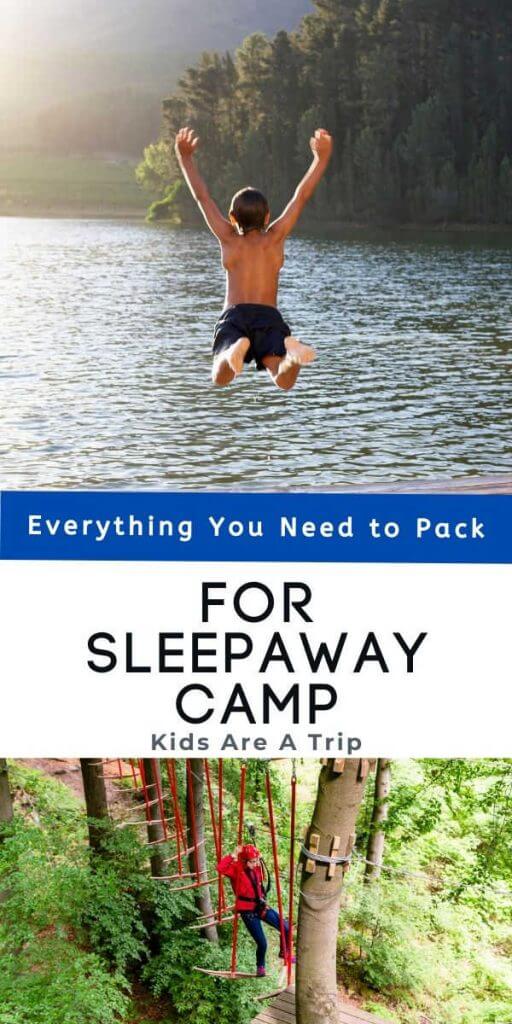 What to Pack for Sleepaway Camp-Kids Are A Trip