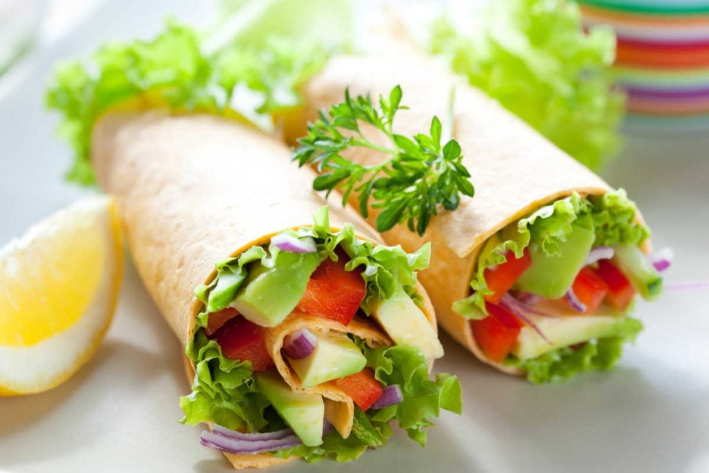 wrap sandwich back to school snack