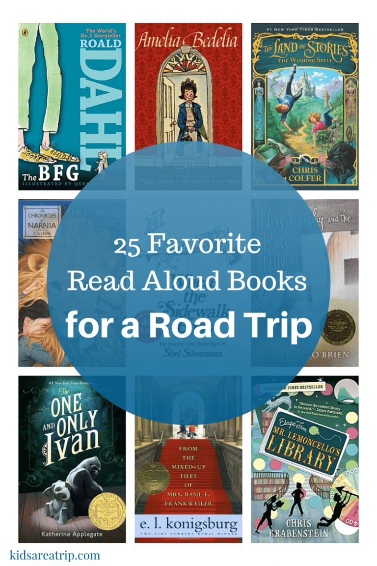 25 Favorite Read Aloud Books for a Road Trip
