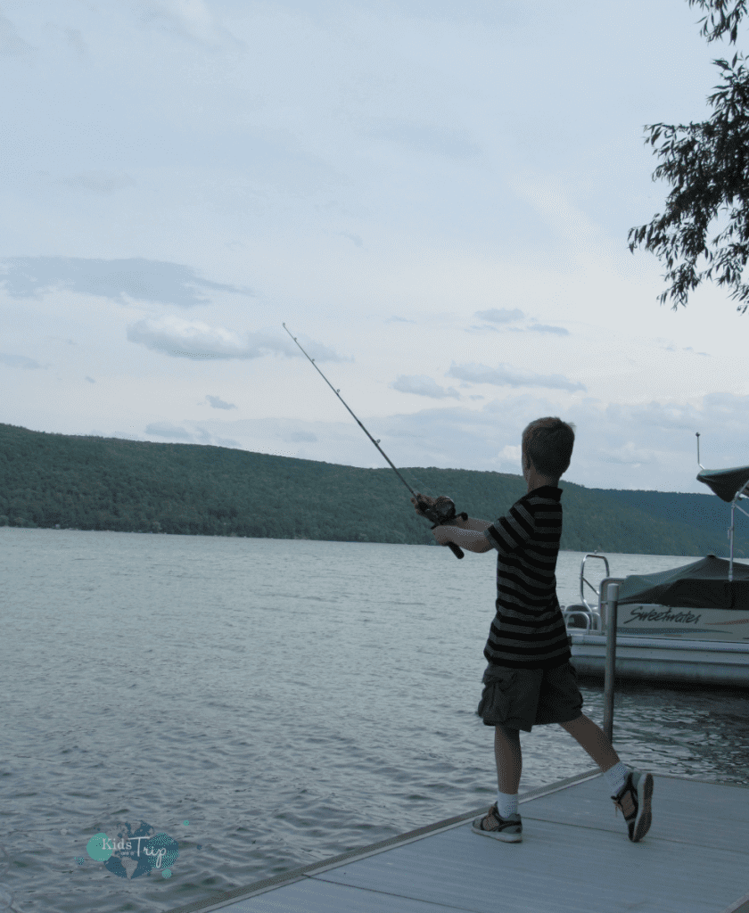Fishing on Lake Otsego-Kids Are A Trip